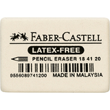 FABER-CASTELL gomme en caoutchouc 7041-20, blanc