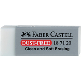 FABER-CASTELL gomme en plastique DUST-FREE, blanc