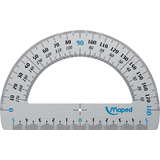 Maped rapporteur 180 degrs, en aluminium, 120 mm