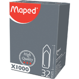 Maped Attache-lettres, galvanises, 32 mm, grand paquet