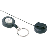DURABLE porte-badge avec anneau porte-cls, anthracite