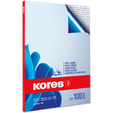 Kores papier carbone, format A4, 100 feuilles, bleu