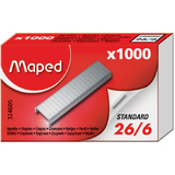 Maped agrafes 26/6, petit emballage, zingu
