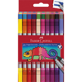 FABER-CASTELL feutre double pointe, tui de 20