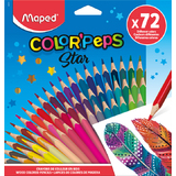 Maped crayon de couleur COLOR'PEPS Star, tui carton de 72