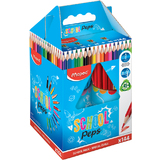 Maped crayons de couleur COLOR'PEPS, pack scolaire de 144