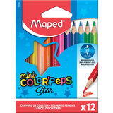 Maped crayons de couleur COLOR'PEPS Mini, tui carton de 12