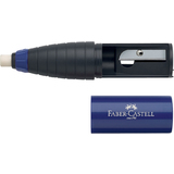 FABER-CASTELL combination gomme-taille-crayons, rouge / bleu