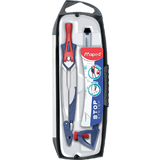 Maped coffret de compas Stop System, set de 3 pices, bleu