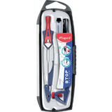 Maped coffret compas stop System, set de 5 pices, gris