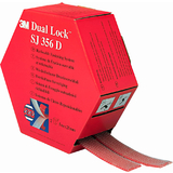 3M fixation auto-agrippante dual Lock SJ356D, translucide