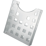 helit porte-brochures "the grid", a4 portrait, transparent