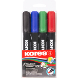 Kores marqueur permanent "K MARKER", pointe biseautée