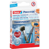 tesa powerstrips TRANSPARENT, fixation: max. 1,0 kg