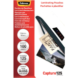 Fellowes pochette de plastification, 54 x 86 mm, 250 microns