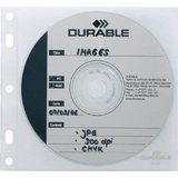 DURABLE pochette CD-/DVD cover FILE, PP, transparent