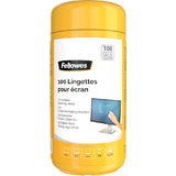 Fellowes lingettes nettoyantes  pour cran, bote de 100