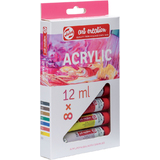 ROYAL talens Acrylique ArtCreation, 12 ml, set de 8