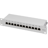 Logilink panneau de brassage 10" cat. 6, blind, 12 ports