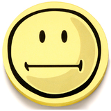 magnetoplan symboles d'valuation Smilies, neutre, rond