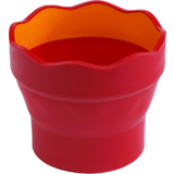 FABER-CASTELL gobelet CLIC & GO, rouge