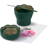 FABER-CASTELL gobelet CLIC & GO, vert fonc