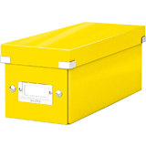 LEITZ Bote de rangement pour CD click & store WOW, jaune