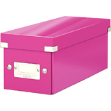 LEITZ Bote de rangement pour CD click & store WOW, rose