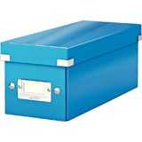 LEITZ Bote de rangement pour CD click & store WOW, bleu