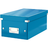 LEITZ Bote de rangement pour DVD click & Store, bleu