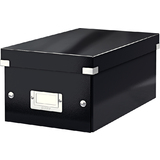 LEITZ Bote de rangement pour DVD click & Store, noir