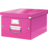 LEITZ Bote de rangement click & store WOW, A4, rose