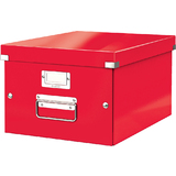 LEITZ Bote de rangement click & store WOW, A4, rouge