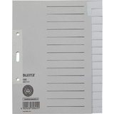 LEITZ intercalaires en papier naturel, blanc, A5, 15 touches