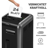 Fellowes destructeur de docu. powershred 225I, bandes 5,8 mm