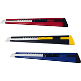 WEDO cutter en mtal, lame: 9 mm,  clip, assorti