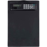 MAUL porte-bloc avec calculatrice, format A4,plastique, noir
