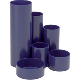 MAUL multipot MAULdeskbox, bleu, en matière plastique