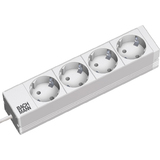 BACHMANN 10" Steckdosenleiste, 4-fach schutzkontakt ohne