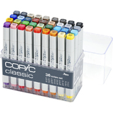 COPIC marqueur classic, set de base de 36 pices