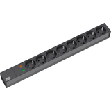 BACHMANN 19" Steckdosenleiste, 8-fach, berspannungsschutz