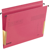 LEITZ dossiers suspendus serie 18, A4, avec soufflets, rouge