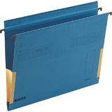 LEITZ dossiers suspendus serie 18, A4, avec soufflets, bleu