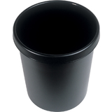 helit corbeille  papier "the german", 30 litres, PE, noir