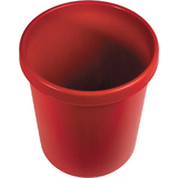 helit corbeille  papier "the german", 30 litres, PE, rouge