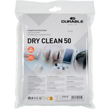 DURABLE lingettes DRY clean 50 non-tisses, 145 x 197 mm