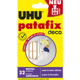 UHU pastilles adhsives patafix deco, dtachable, blanc