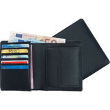 Alassio portefeuille combin, cuir, noir