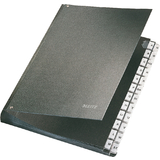 LEITZ classeur  soufflet, A4, A-Z, 24 compartiments, noir,