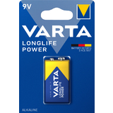 VARTA pile alcaline longlife Power, e-bloc (9V/6LR61)